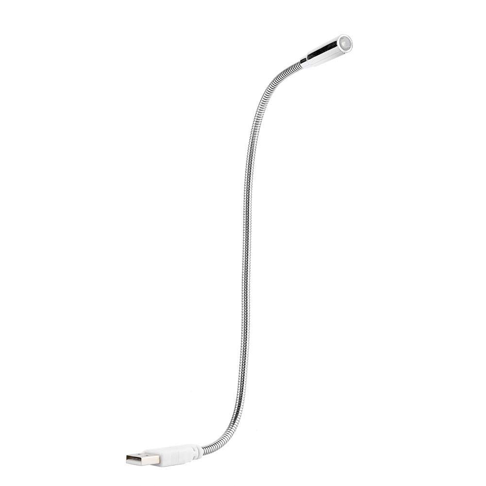 Flexible Neck LED Reading Light - USB Powered Adjustable Gooseneck Desk Lamp for Computer, Laptop, Notebook | Perfect for Studying, Working, Bedroom & Home Office Use