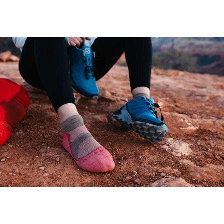 DARN TOUGH Light Hiker No Show Socks for Women - Lightweight Hiking Socks for Trail Running & Outdoor Adventures