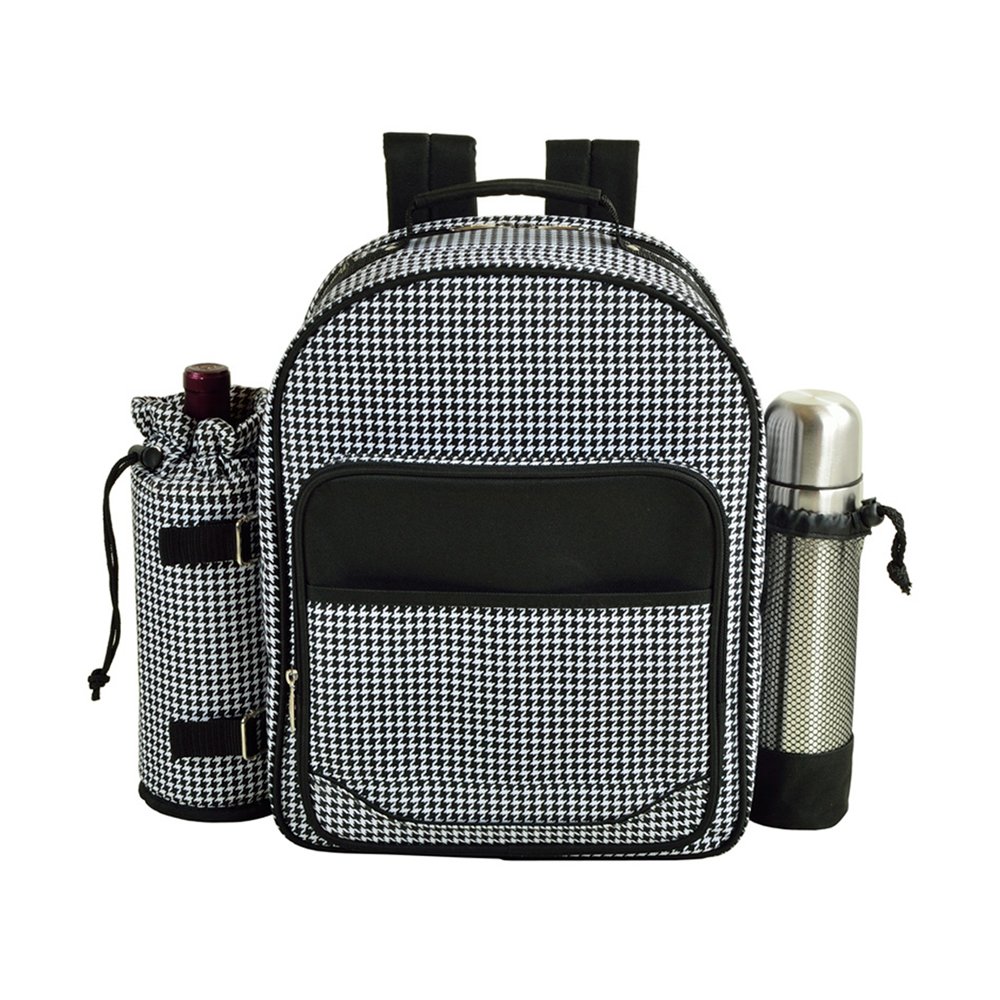 Picnic at Ascot 2-Person Picnic Backpack Set with Coffee Service, Cooler & Insulated Wine Holder - Premium Outdoor Picnic Gear for Couples, Parks & Beach Days - Made in USA