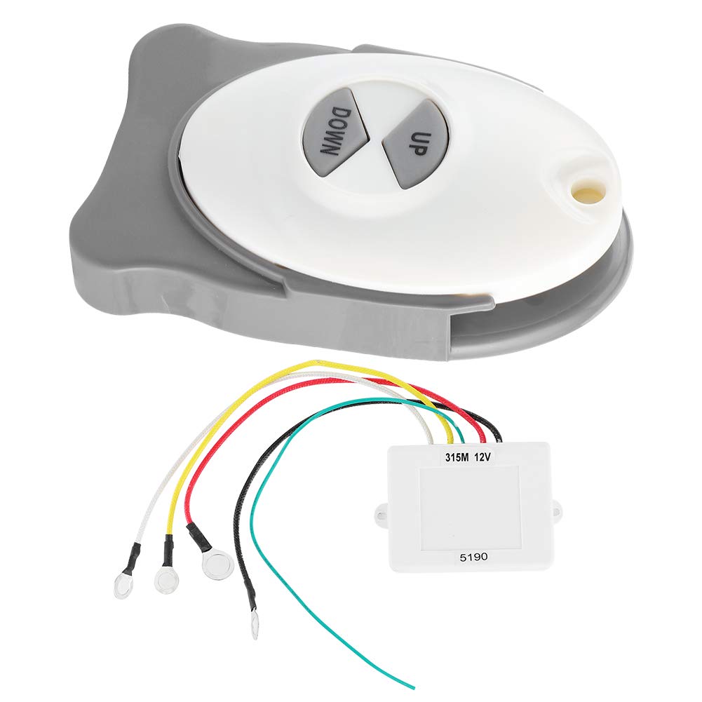 Acouto 12V Anchor Remote Switch - Wireless Anchor Switch Receiver & Sail Trim Controller for Marine Boats | Perfect for Sailboats, Yachts, and Fishing Boats