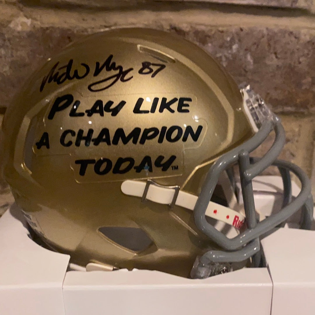 Michael Mayer Autographed Notre Dame 