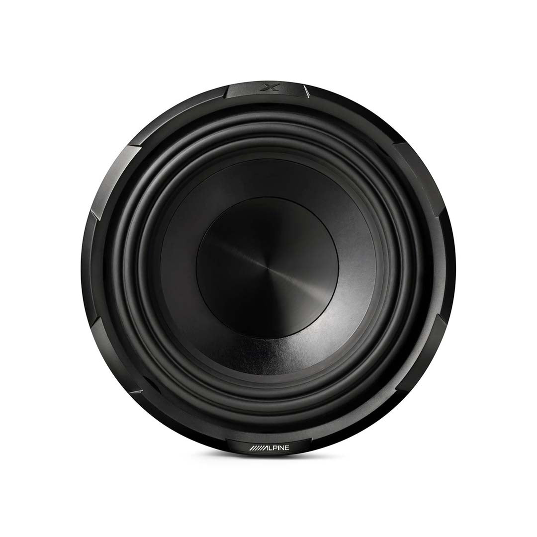 Alpine X W10D4 10-Inch X Series Dual 4 Ohm Voice Coil Subwoofer - 2700W Peak Power for Car Audio & Home Theater Bass Enhancement