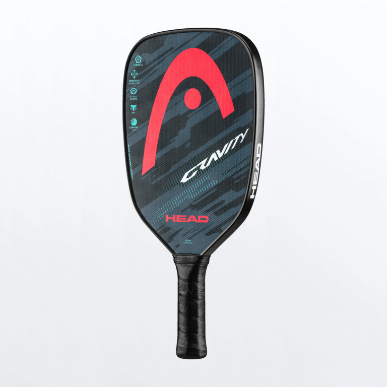 Head Gravity Pickleball Paddle | Premium Carbon Fiber Paddle for Competitive Play | Perfect for Indoor & Outdoor Court Games