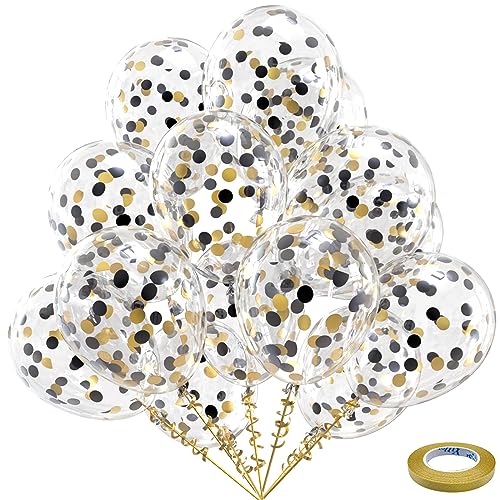 Confetti-black Gold