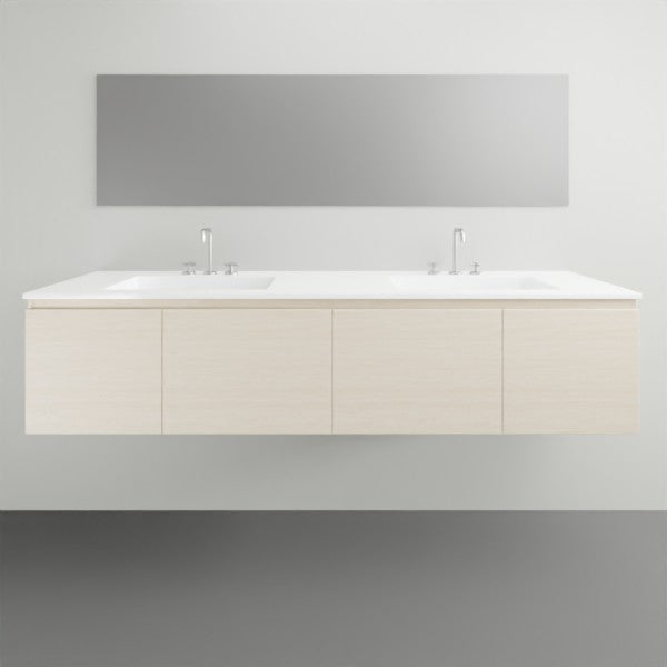 ADP Glacier Lite Door and Drawer Slim Vanity with Cast Marble Top - Modern Bathroom Vanity Set for Small Spaces, Powder Room & Guest Bath Installation