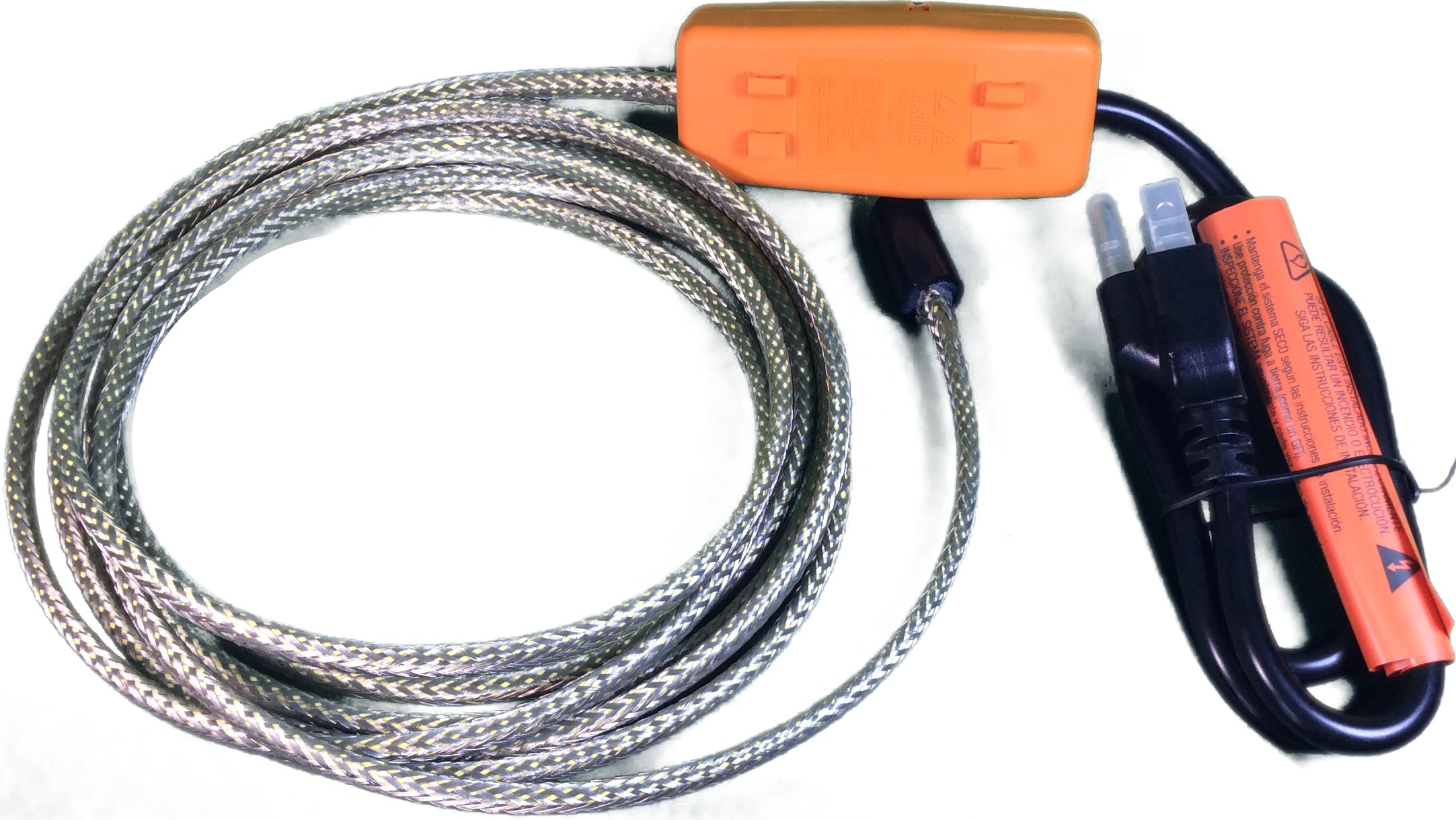 Heat Tape - Easy Heat Freeze Protection Cable for Water Pipes - Pre-Cut to 70 Feet with Installed Plug - Prevent Frozen Pipes in Winter - Ideal for Home, RV & Outdoor Plumbing