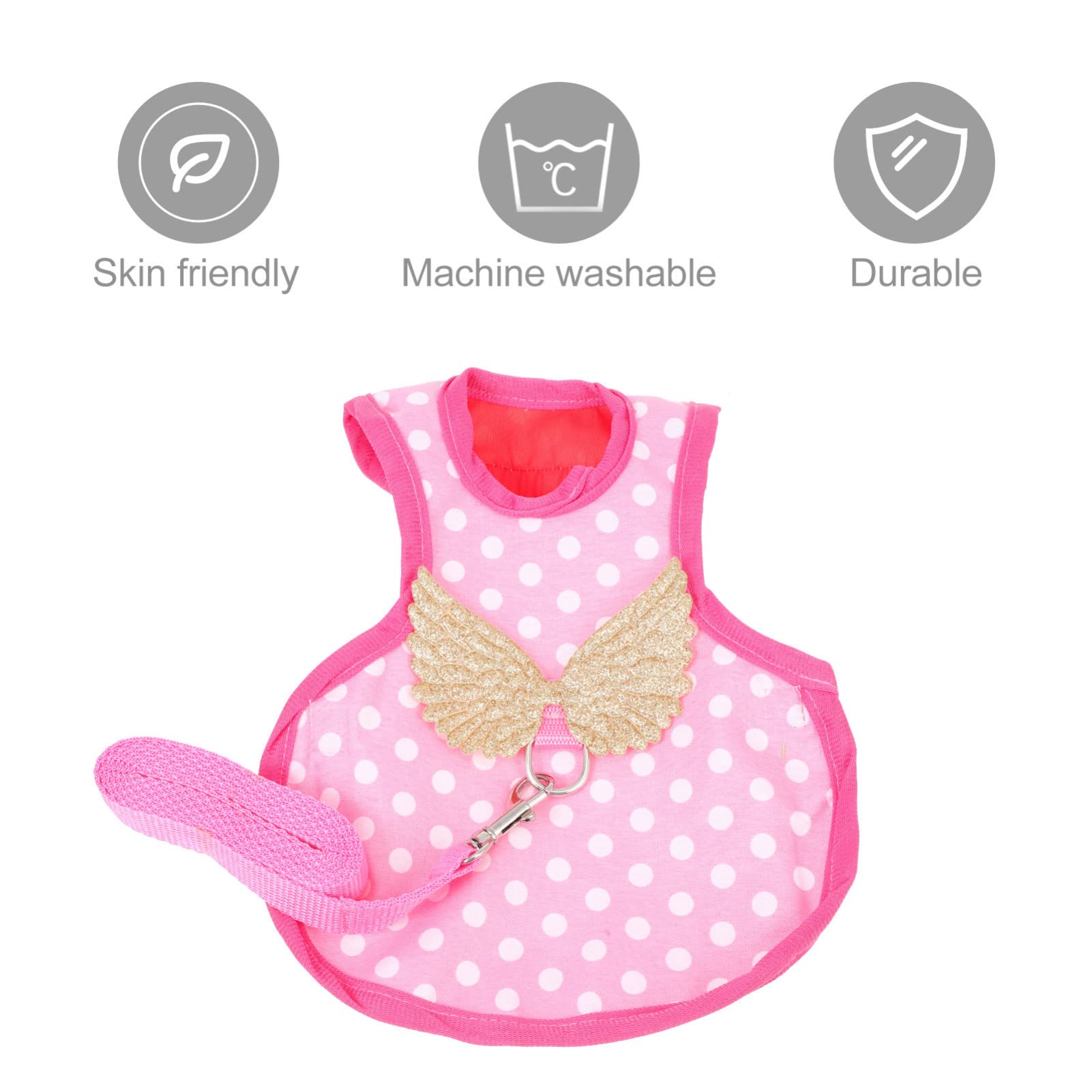 **iPetBoom Adjustable Chicken Harness & Vest - Soft Polyester Pet Chicken Clothing with Comfortable Belt - Perfect for Backyard Free-Range, Training & Outdoor Adventures**