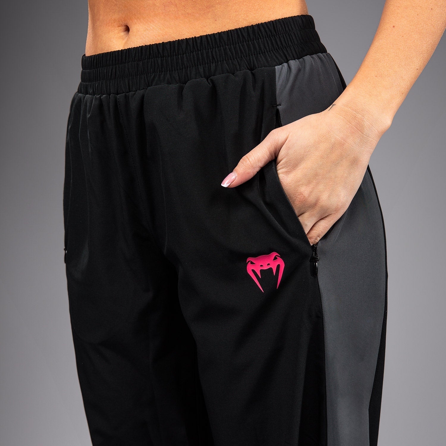 Venum Tactical XT Joggers for Men - Lightweight Training Pants with Stretch Fabric - Black/Storm Grey - Perfect for MMA, Gym Workouts & Streetwear Fashion