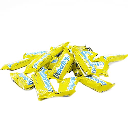 Butterfinger Fun Size Chocolate Bars - 1 LB Resealable Stand-Up Candy Bag | Crunchy Peanut Butter Chocolate Candy Bars | Bulk Halloween Candy, Party Favors & Office Snacks