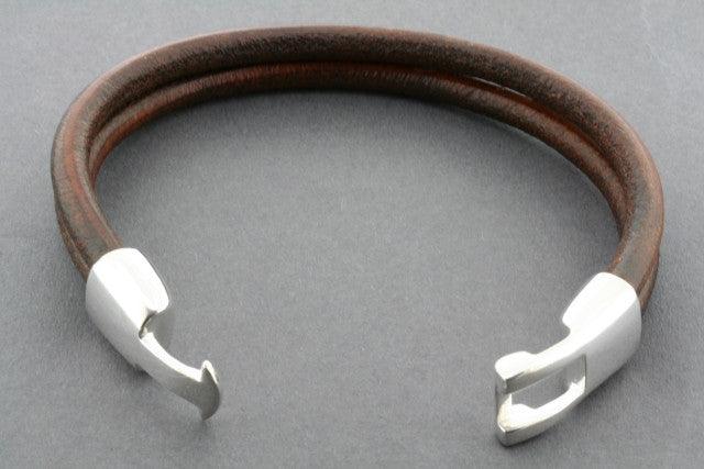 Corso Link Bracelet in Chocolate Brown - Elegant & Adjustable Jewelry for Women | Perfect for Casual Wear, Office & Special Occasions