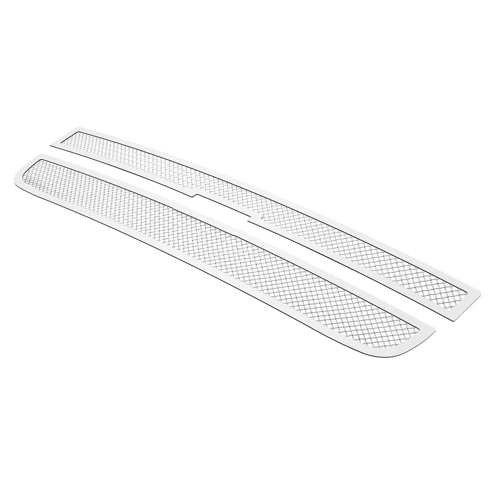 APS Compatible with Chevy Express Van 2003-2020 Stainless Steel Chrome Mesh Front Grille Insert C76436T - Upgrade Your Van's Style for Street & Show Car Appearance