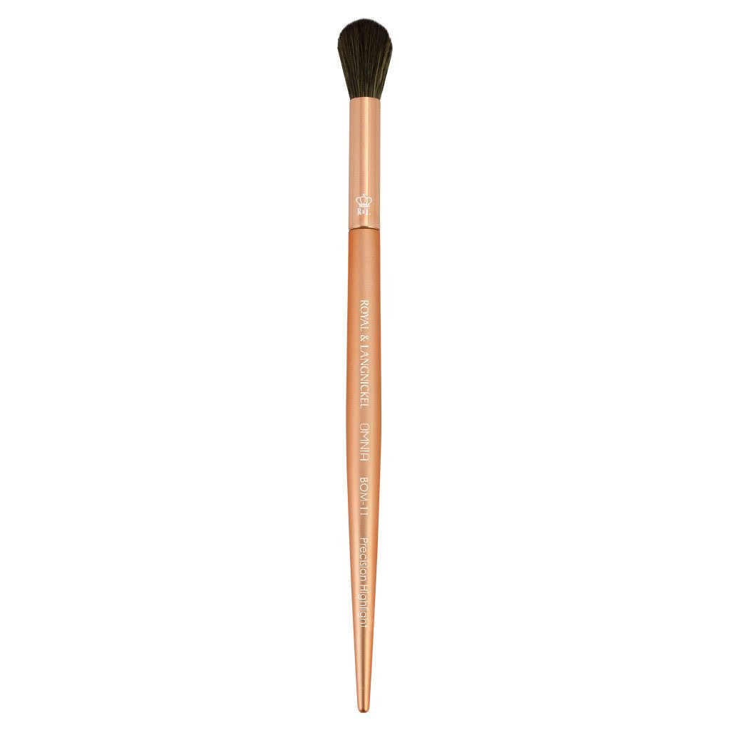 Omnia Brush BOM 11 Precision Highlight Brush - Professional Makeup Brush for Contouring, Blending & Highlighting - Perfect for Everyday Makeup & Special Occasions