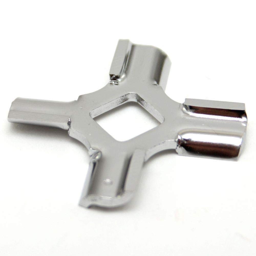 Genuine Whirlpool W10408733 Stand Mixer Food Grinder Attachment Knife - OEM Replacement Part for Efficient Food Preparation | Perfect for Grinding Meat, Vegetables & More in Your Kitchen