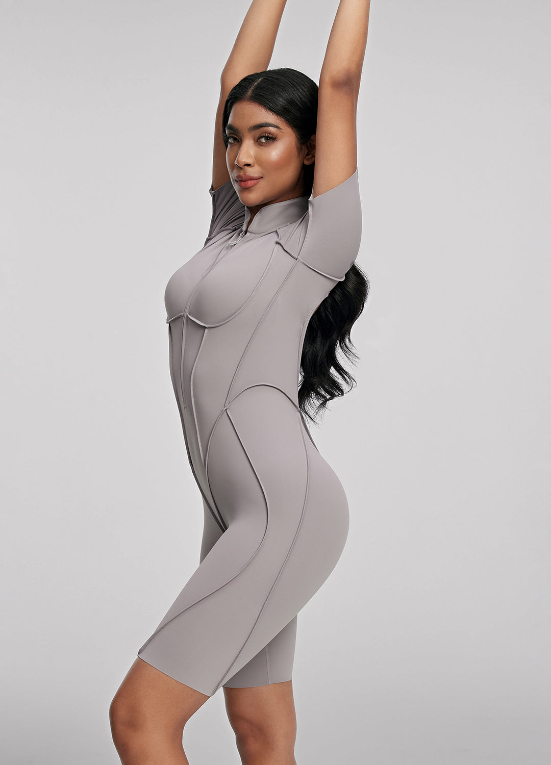 Stylish Women's Shorts Catsuit - Sexy Fitted Bodysuit for Dance, Cosplay & Night Out - Perfect for Halloween, Parties & Performances