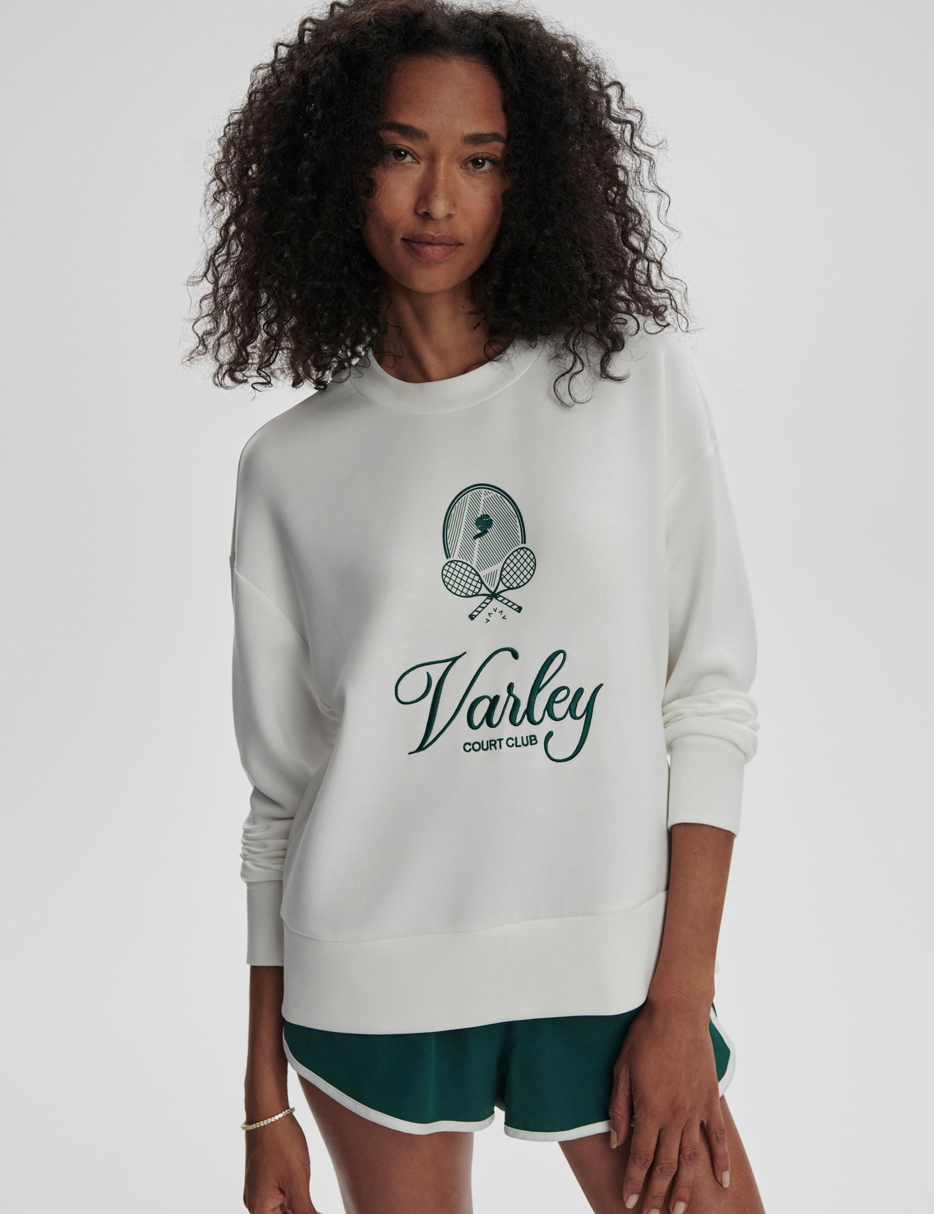 Rasco Namesake Sweater - White & Forest Green Pullover for Men & Women | Cozy Casual Wear for Fall & Winter, Outdoor Activities, and Loungewear