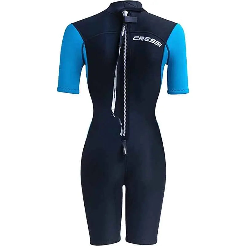 Premium CRESSI 2.5mm Shorty Wetsuit for Women - Comfortable Neoprene Swimwear for Surfing, Snorkeling & Water Sports