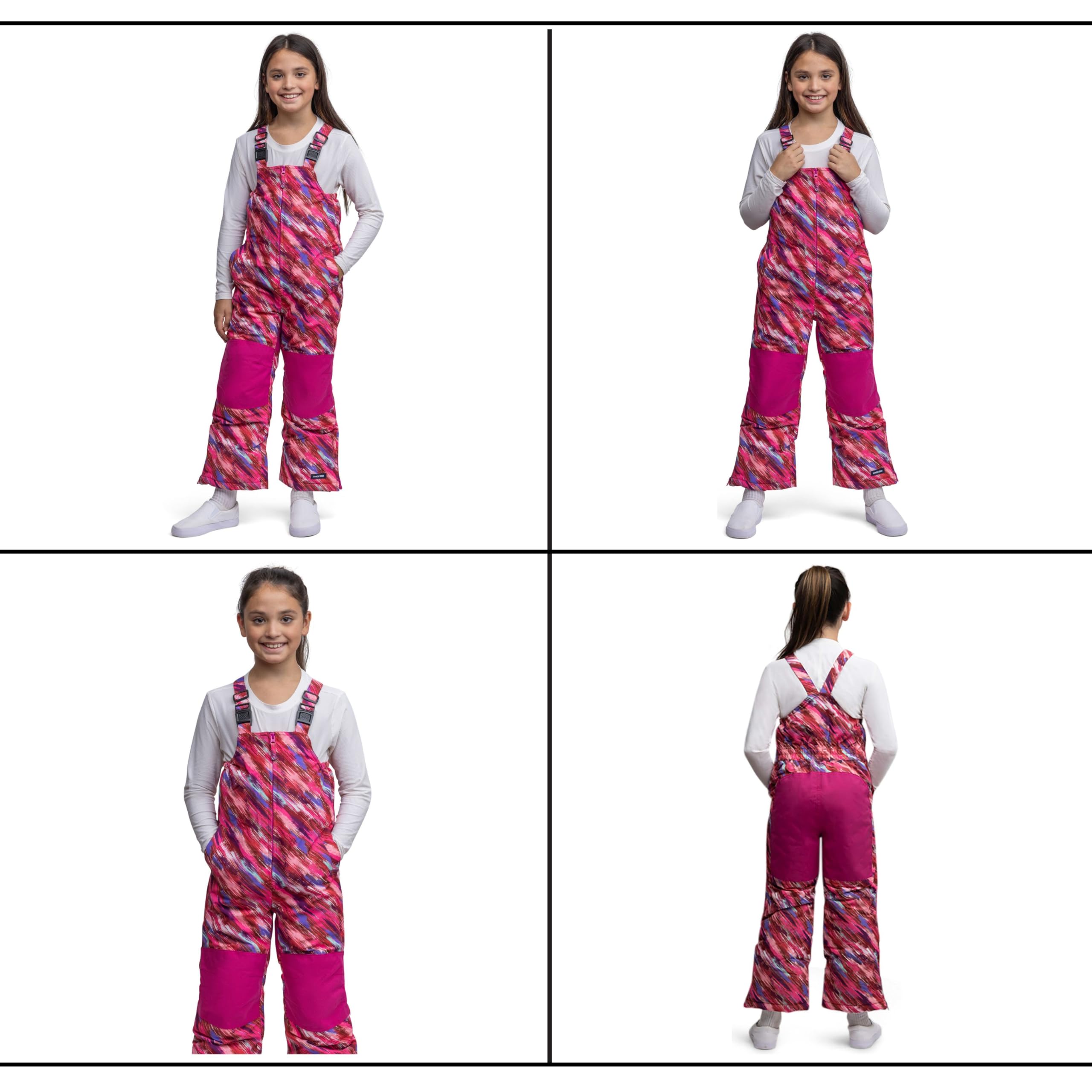 Lands' End Kids Squall Waterproof Snow Pants with Reinforced Knees - Winter Outdoor Play, Skiing, Snowboarding & Cold Weather Activities