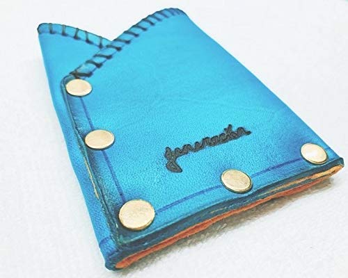 Nomad Front Pocket Slim Wallet - Personalized Custom Leather Wallet for Men | Perfect for Everyday Carry, Travel & Minimalist Lifestyle