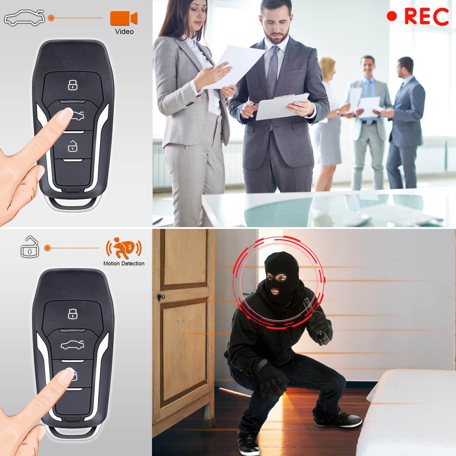 128GB Hidden Spy Camera 1080P HD - Mini Covert Nanny Cam with Motion Detection for Home Security, Office Surveillance | Indoor Monitoring, Baby Watching, Elderly Care, Pet Monitoring