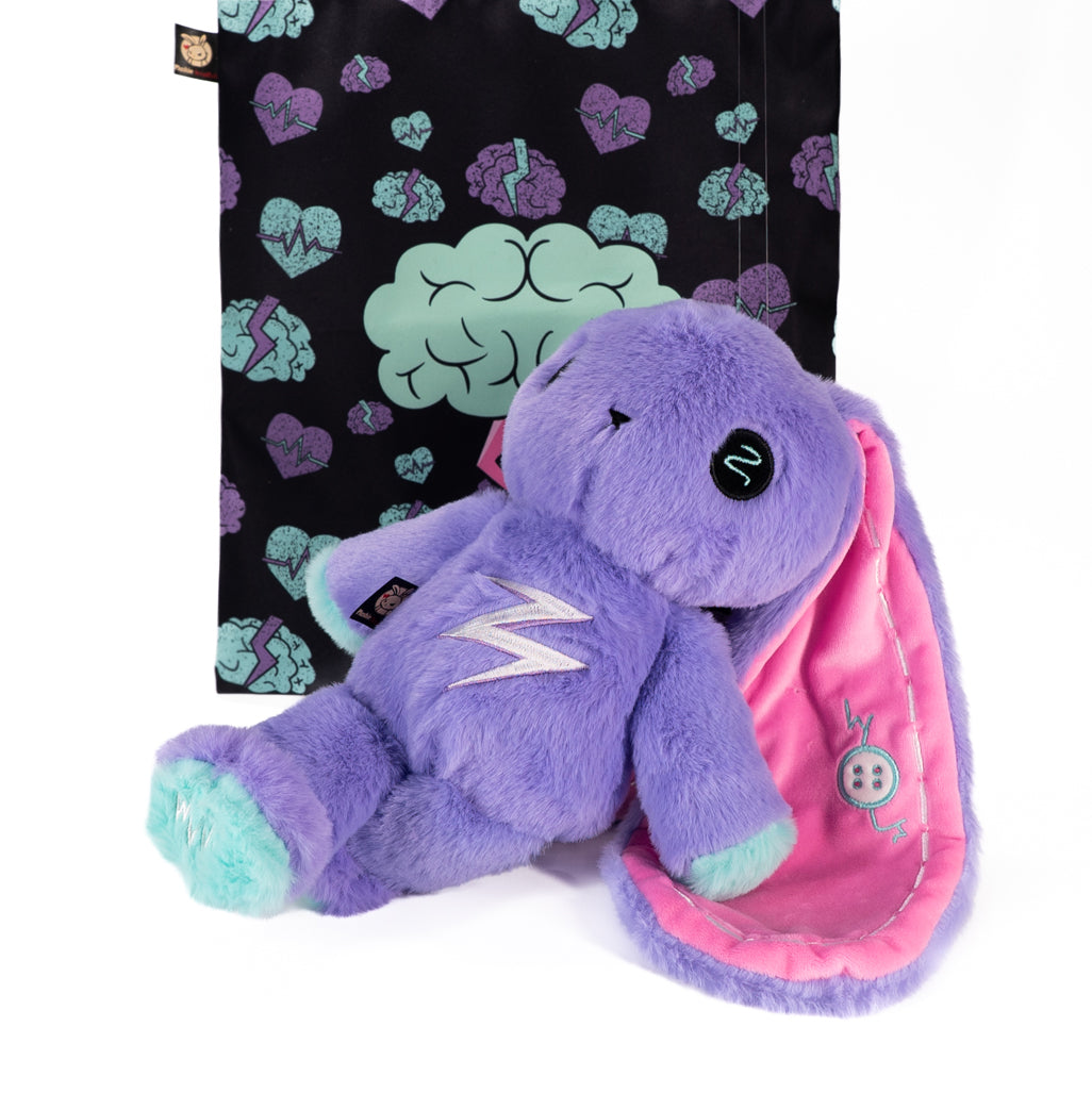 Plushie Dreadfuls Epilepsy V2 Stuffed Animal Toy - Soft Plush Comfort Companion for Kids, Awareness Support & Emotional Therapy