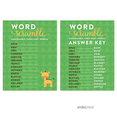 Cards Word Scramble