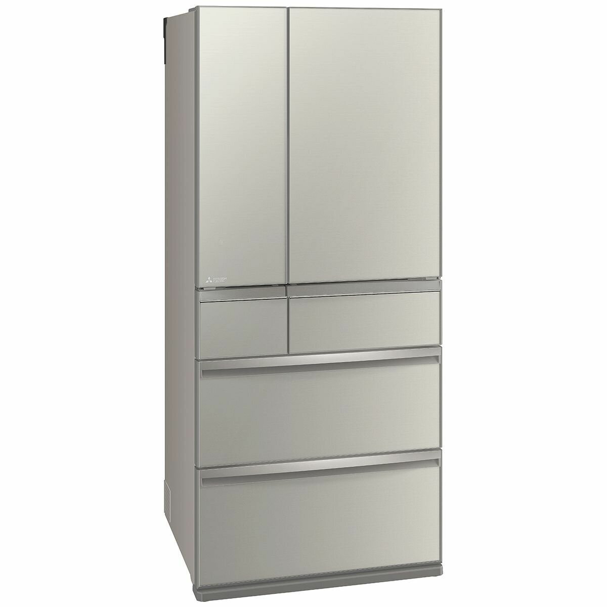 Mitsubishi Electric 700L Frost-Free Multi-Drawer Refrigerator in Argent Silver - MR WX700C S A - Perfect for Modern Kitchens & Large Family Storage
