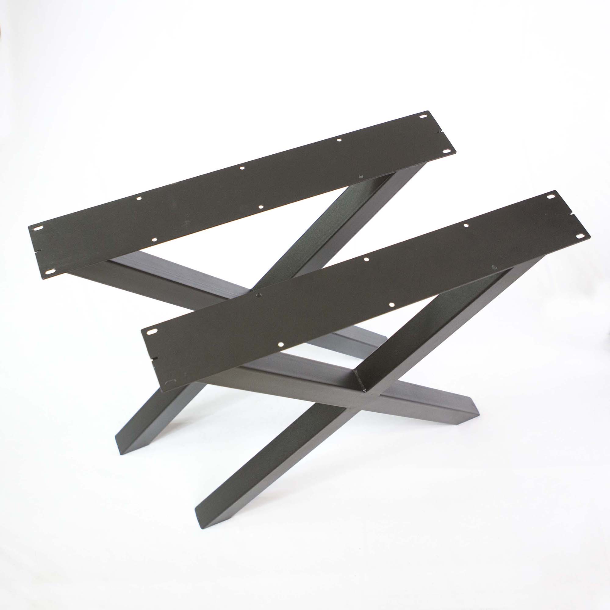 Heavy Duty X-Leg Dining Table Base - 1 Pair (Set of 2 Legs) 28