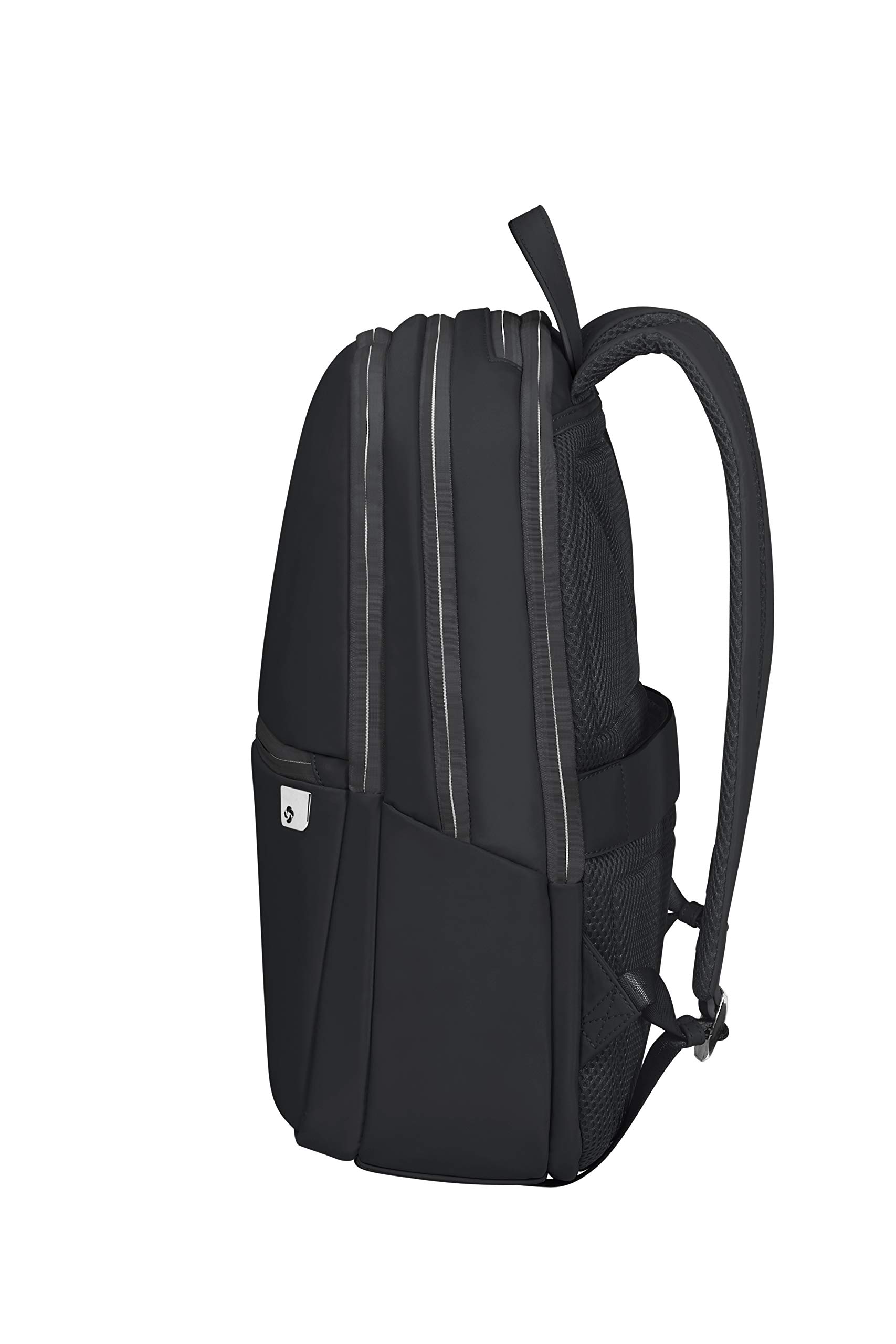 Samsonite Women's 15.6 Inch Laptop Backpack - Lightweight Business Travel Backpack with USB Charging Port, Water-Resistant & Spacious Design (Black, 19L) - Perfect for Work Commute, College & Airplane Carry-On