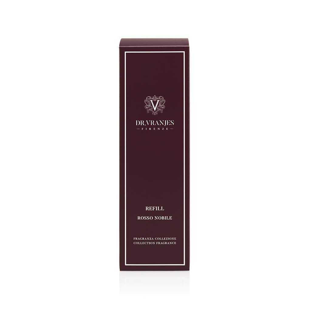 Premium Dr. Vranjes Rosso Nobile 500ml Aromatherapy Diffuser Refill - Luxury Home Fragrance for Living Room, Bedroom & Office Relaxation