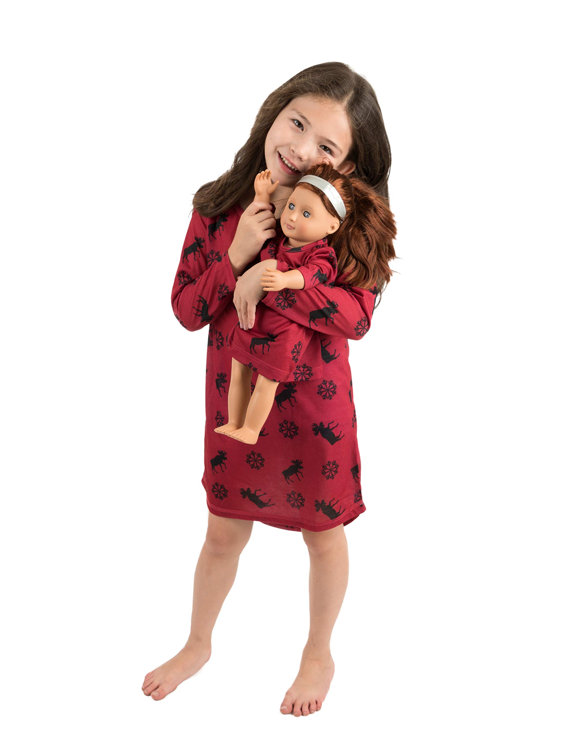 Unicorn Sleepwear for Girls 4-14 Years | Matching Doll Pajama Set for Bedtime & Playtime