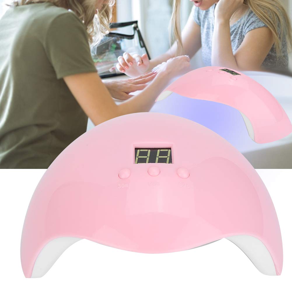 UBERSWEET® UV LED Nail Dryer with Intelligent Timing & Auto Sensor, Dual Light Source for Gel Polish Curing - Perfect for Home Manicures & Salon Use (Includes USB Cable)