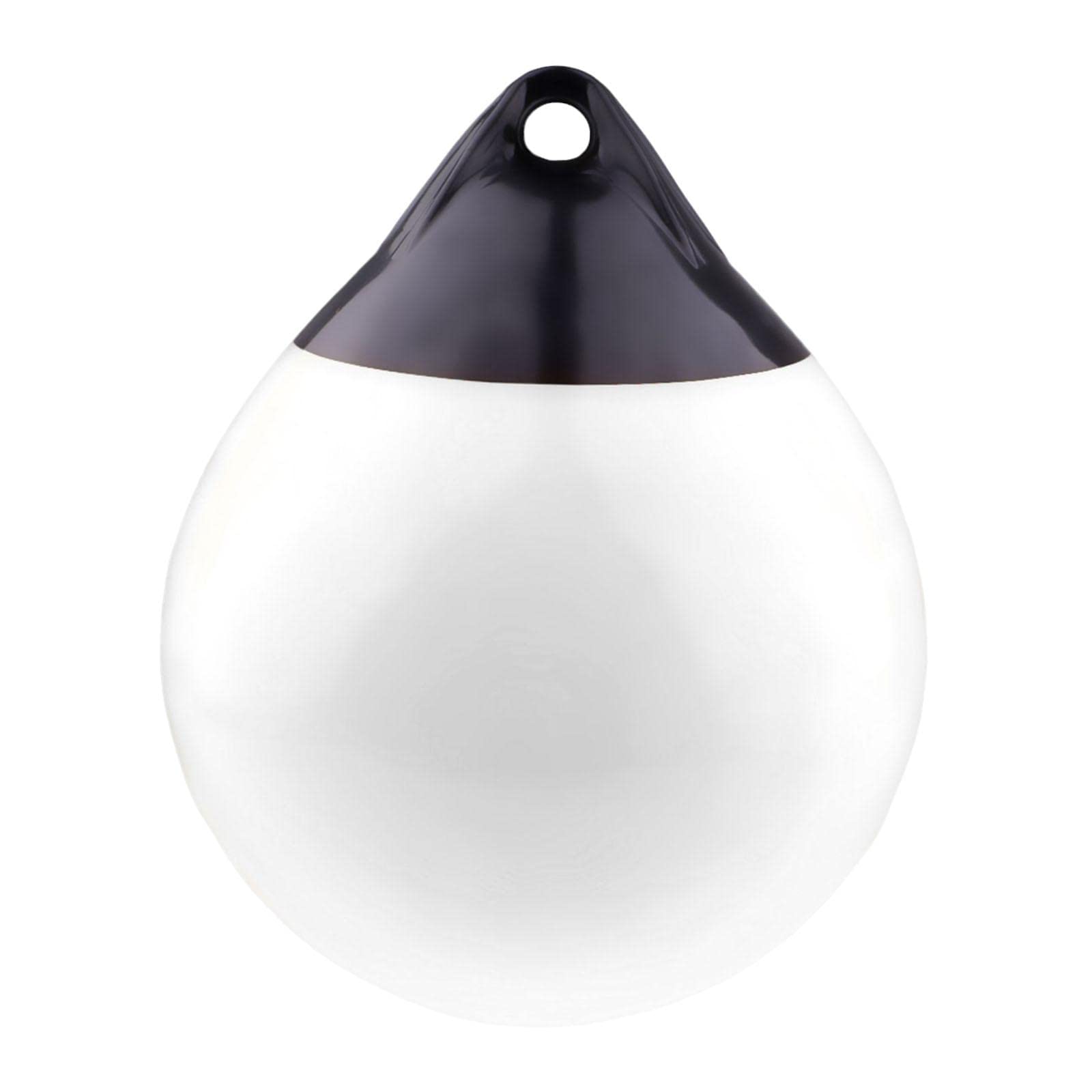 Yotijay Mooring Anchor Buoy Bumper - Floating Round PVC Fishing Buoy for Boats, Yachts & Small Sailboats - Durable White Marine Buoy for Kids & Adults - Perfect for Dock Protection, Fishing & Water Sports