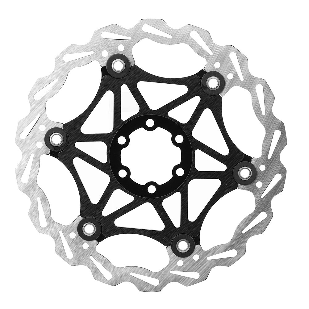 VGEBY 160mm/180mm/203mm Floating Disc Brake Rotor with Bolts - High Performance Mountain Bike Brake Rotor for MTB, Road & Hybrid Bikes - Perfect for Trail Riding, Commuting & Downhill Cycling