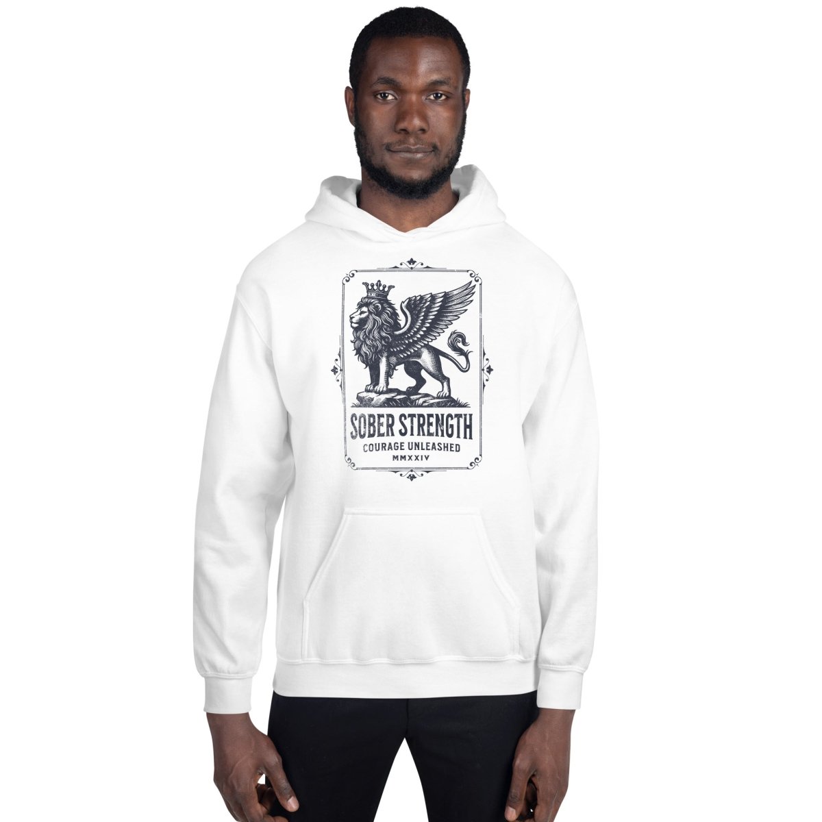 Sobriety Strength Unisex Hoodie - Comfortable & Stylish Pullover for Men & Women - Perfect for Recovery, Workouts, and Casual Wear