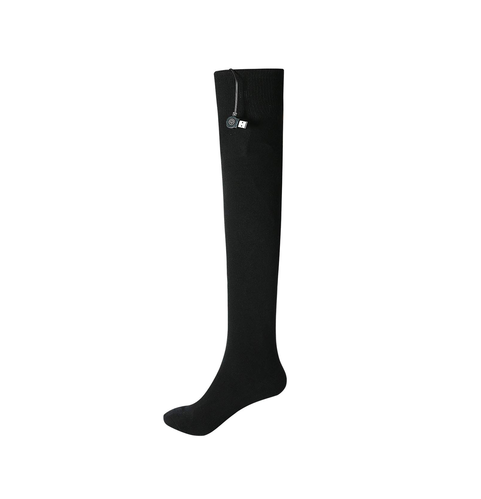 LIQIANG Electric Heating Socks for Men & Women - USB Rechargeable Winter Warm Socks with Adjustable Temperature, Machine Washable - Perfect for Outdoor Activities, Skiing, Hiking & Cold Weather Use