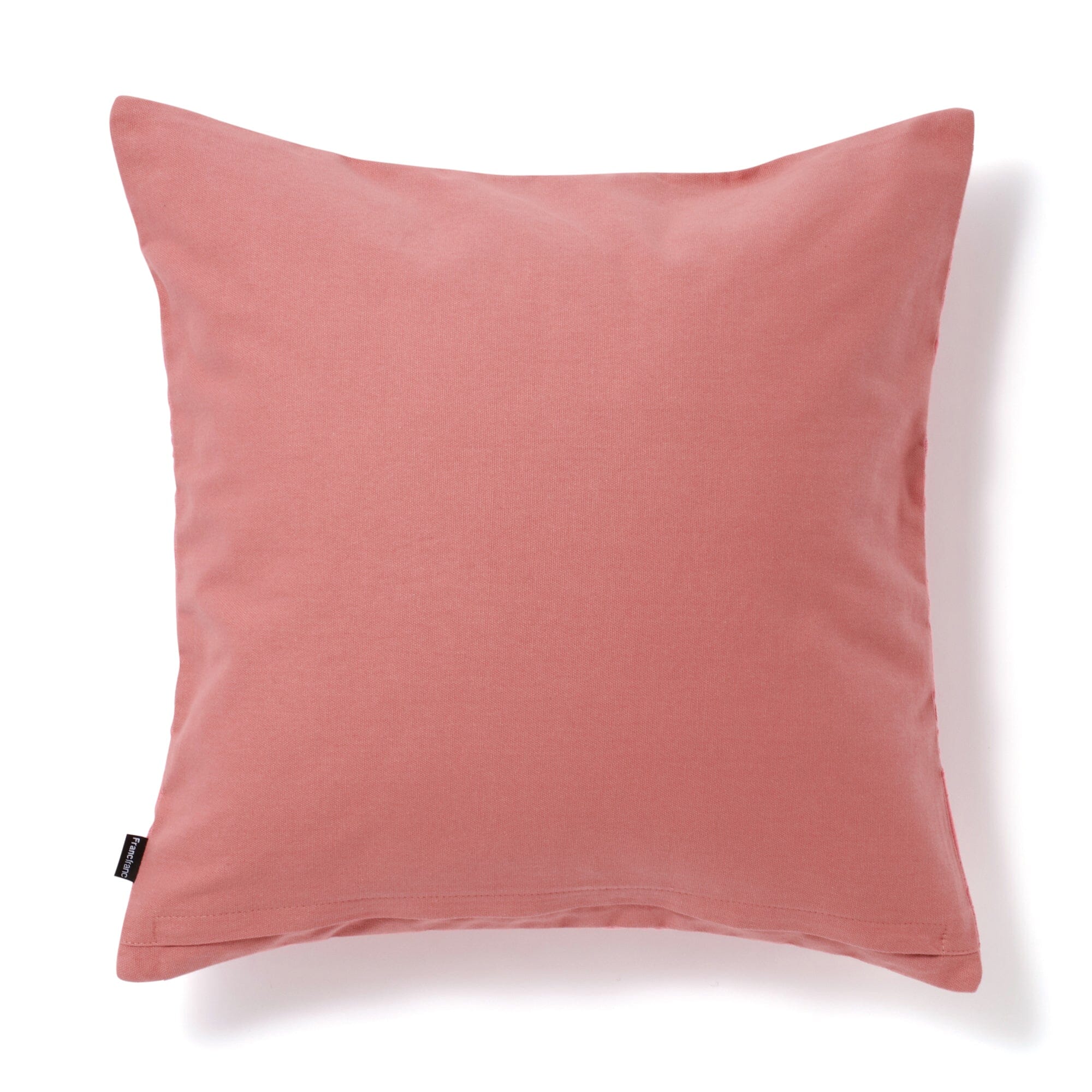 Pink Floral Quilted Cushion Cover 18x18 Inches - Soft Decorative Pillow Case for Sofa, Bed, Living Room & Home Decor