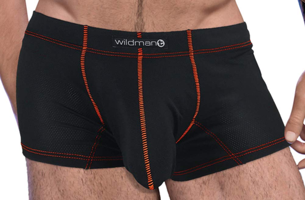 Stitch Big Boy Pouch Boxer Briefs for Men - Comfortable Cotton Underwear with Soft Elastic Waistband, Red - Perfect for Everyday Wear, Gym & Lounge