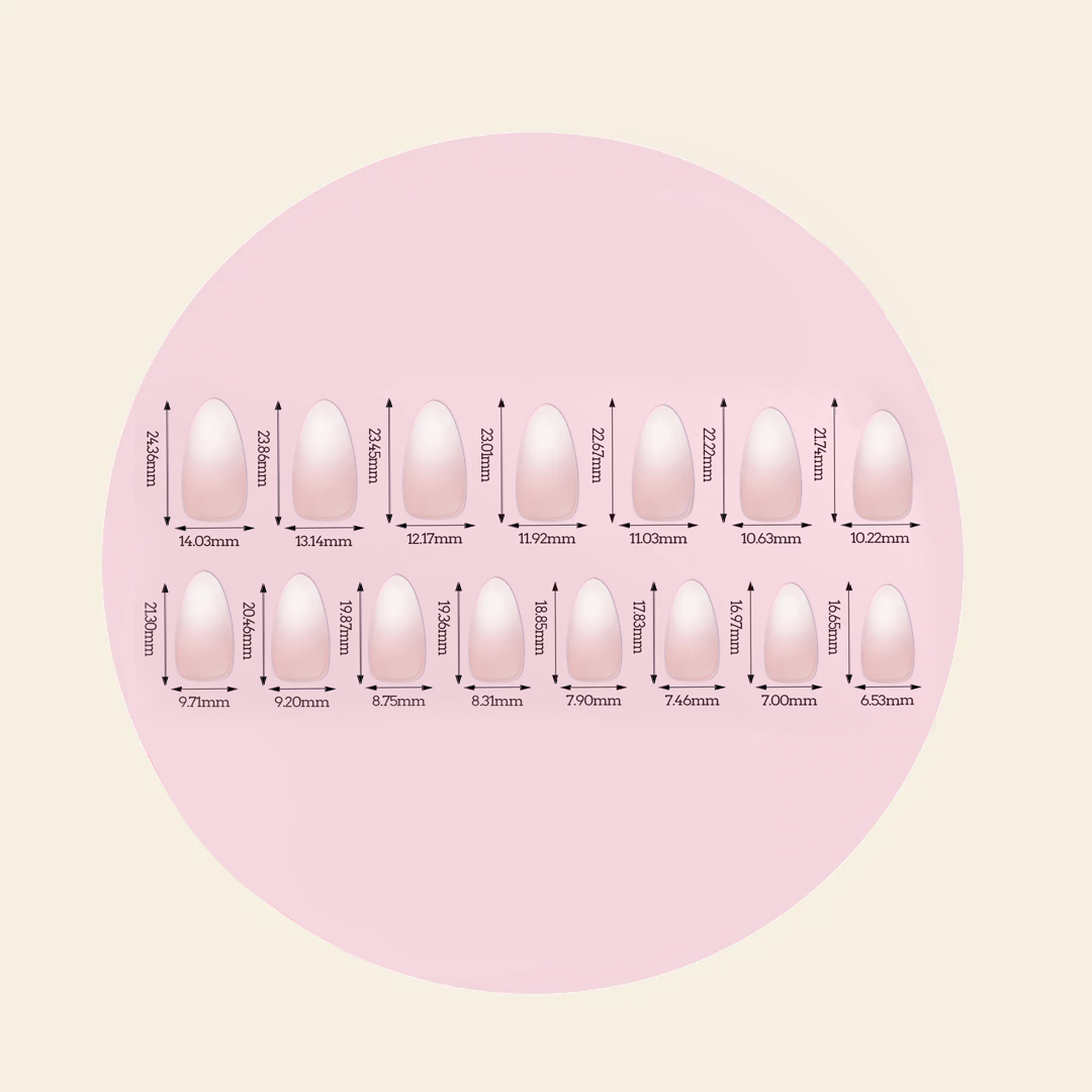 Mitty Sweet and Sassy Press on Nails - Long Lasting Fake Nails with Glue - Perfect for Parties, Weddings & Special Occasions