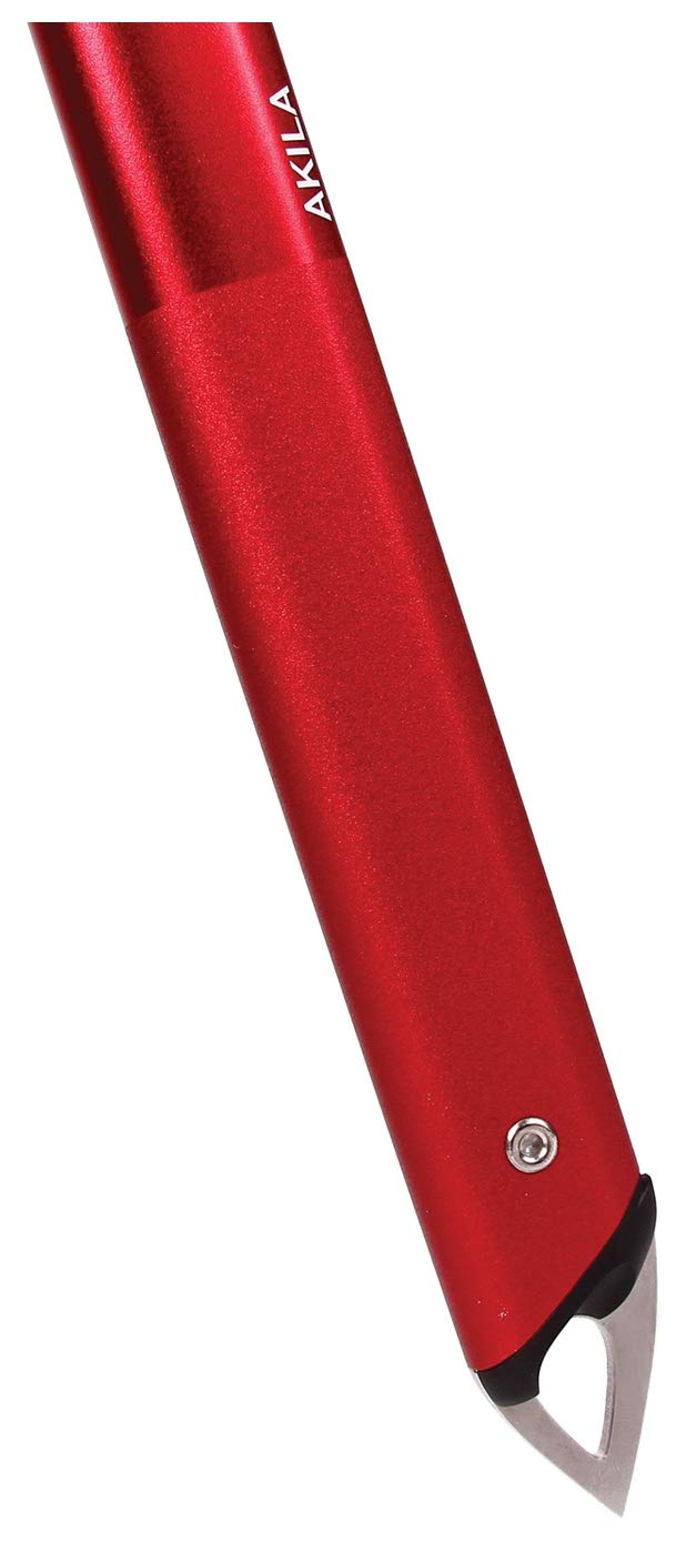 Blue Ice Akila Ice Axe Hammer - Lightweight Climbing Tool for Ski Patrol, Mountaineering & Alpine Adventures - Red