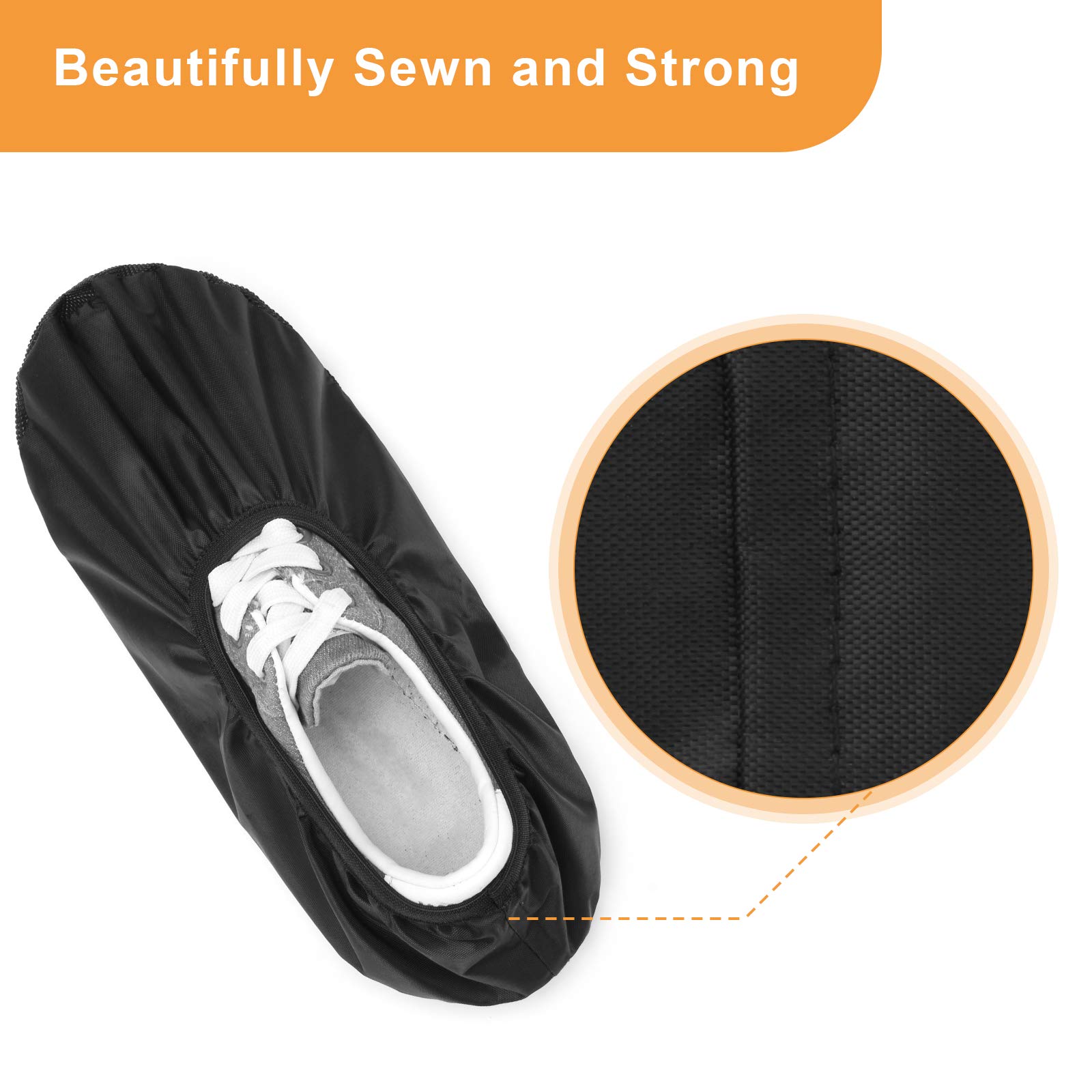 Bowling Shoe Covers - Waterproof Reusable Non-Slip Shoe Protectors for Bowling | Perfect for League Play, Practice & Bowling Alley Use