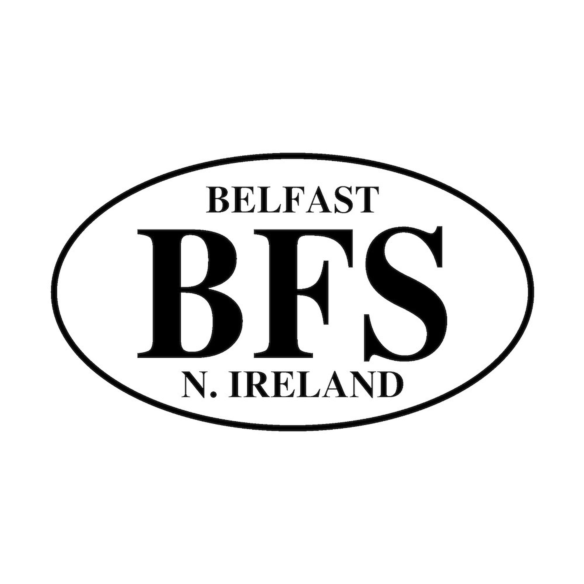 Belfast Northern Ireland Oval Sticker - Waterproof Vinyl Car Bumper Decal for Cars, Laptops, Windows | Travel Souvenir, Irish Pride Gift, Vehicle Decoration