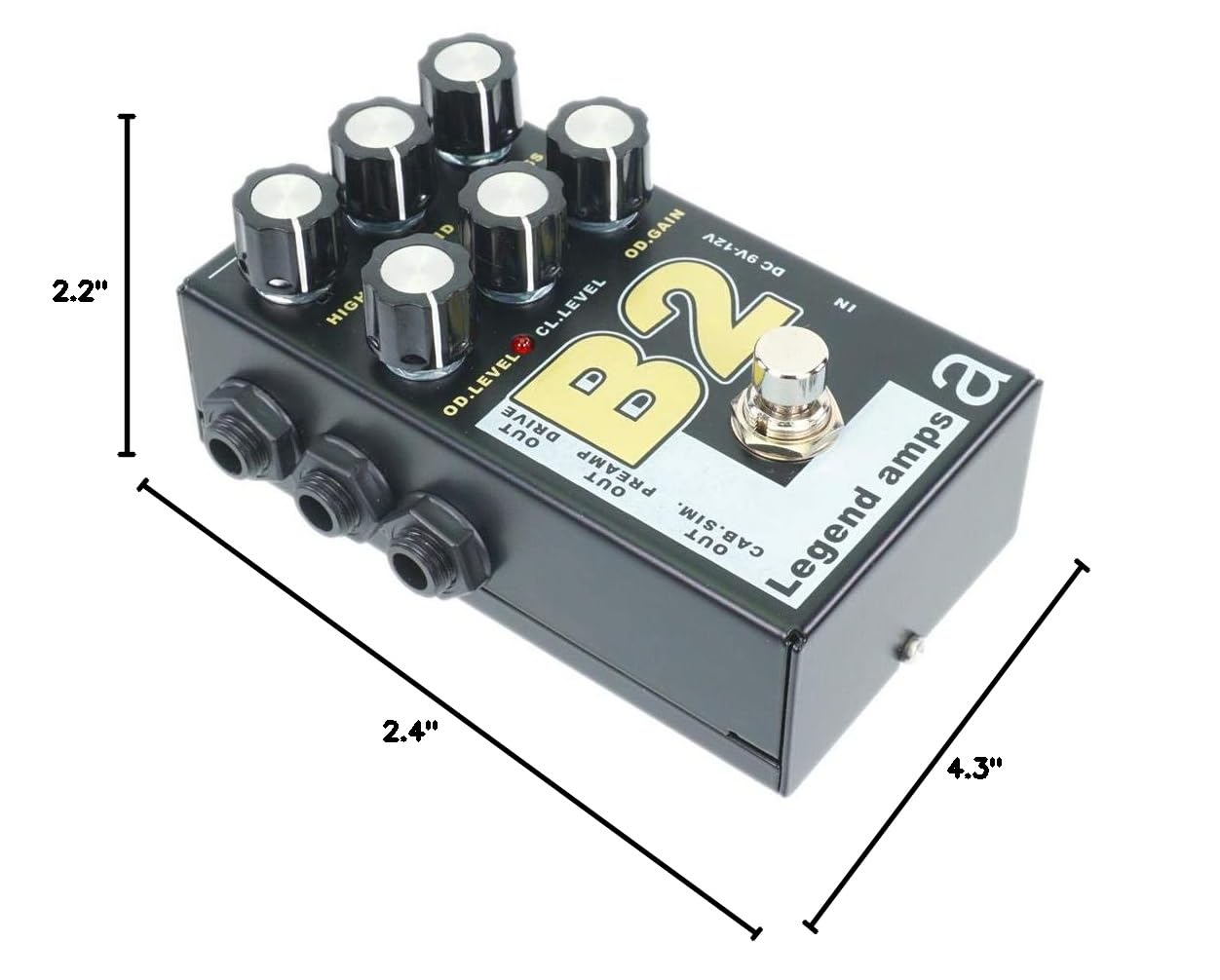SO COOL AC/DC Power Adapter Supply for AMT Electronics Legend Amp Series II B2 - Replacement Charger for Guitar Amplifiers, Home & Studio Use