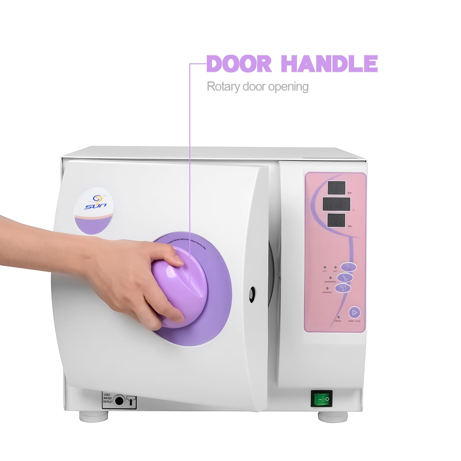 Global Dental 18L Lab Autoclave - High Pressure Vacuum Steam Sterilizer, Mini330 Thermal Stainless Steel for Dental Clinics, Hospitals & Laboratories - Perfect for Sterilizing Dental Instruments, Surgical Tools & Medical Equipment