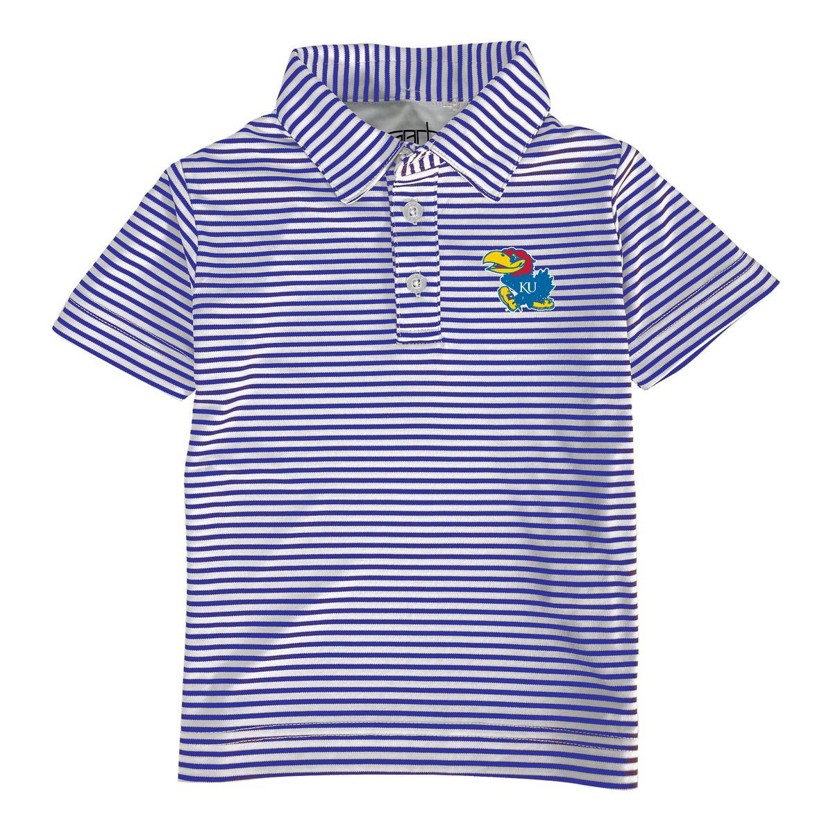 Kansas Jayhawks Toddler Boys' Polo Shirt - Official NCAA Licensed Blue Jayhawks Apparel for Baby Boys - Perfect for Game Day, School, and Family Outings