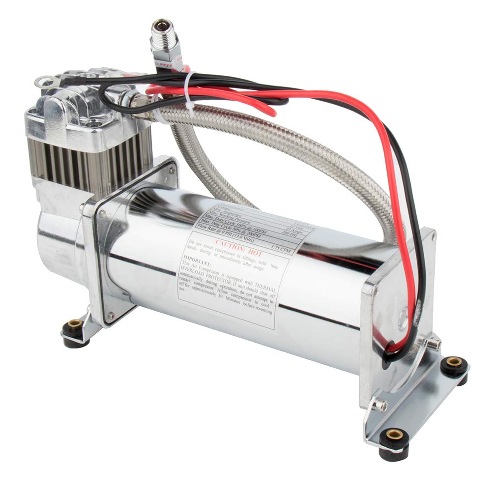 **5 Gallon Train Air Horn Tank with 200 PSI Air Compressor - Complete Onboard System Kit for Cars, Trucks, SUVs, Motorcycles & Boats - Easy Installation for Loud Warning & Safety Alerts**    *(Use Case: Ideal for emergency alerts, off-road adventures, marine safety, and heavy-duty vehicle warnings.)*