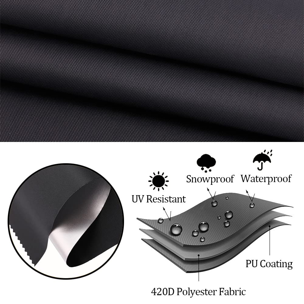 Heavy Duty Waterproof Outdoor Cover for Little Tikes Pirate Ship Water Table - Durable Black Play Table Protection for Kids' Water Toys - Perfect for Backyard, Patio, and Outdoor Play Areas