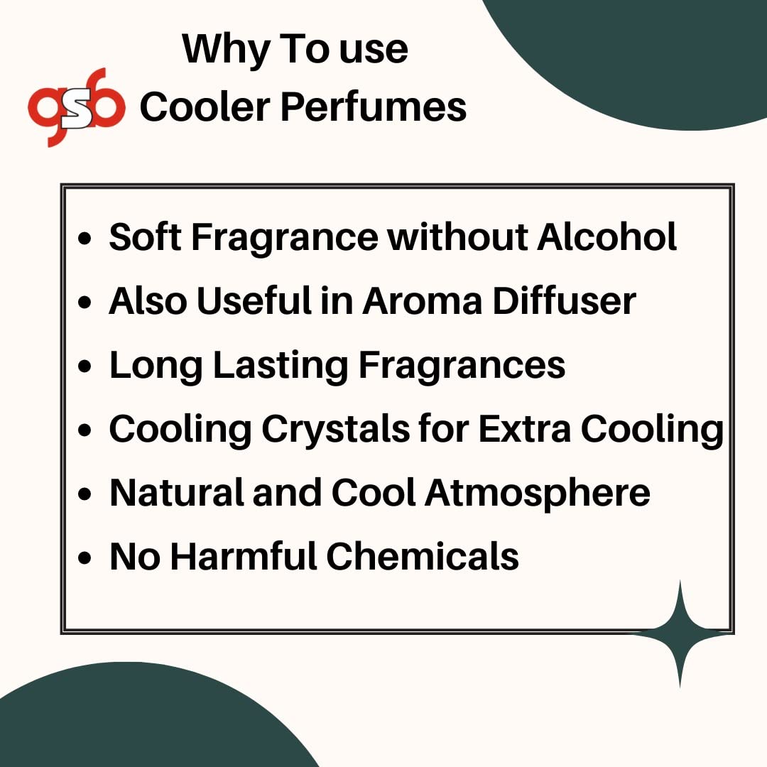 GSB Cooler Perfume - Long Lasting Alcohol-Free Fragrance Spray | Natural Attar for Men & Women | 25ml Romantic Scent | Perfect for Daily Wear, Office & Special Occasions