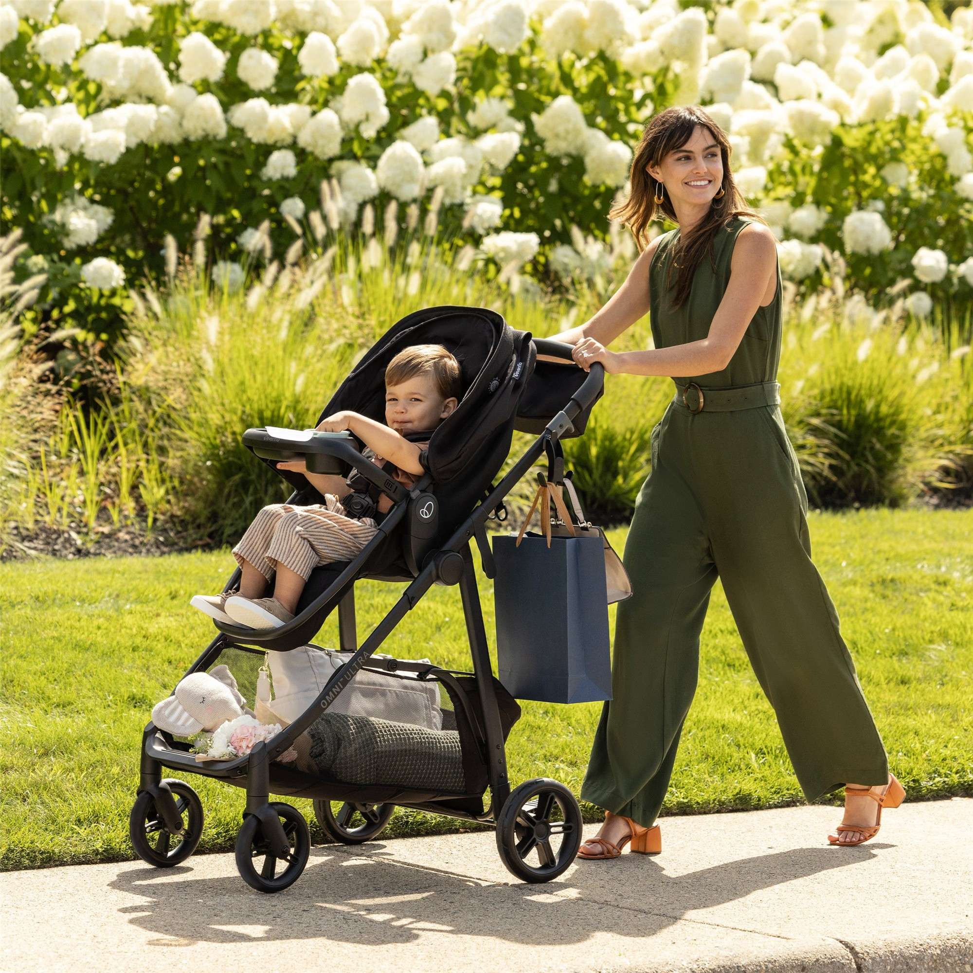 Evenflo Omni Ultra Travel System - Lightweight Stroller & Car Seat Combo for Babies & Toddlers | Perfect for Travel, Shopping & Daily Outings