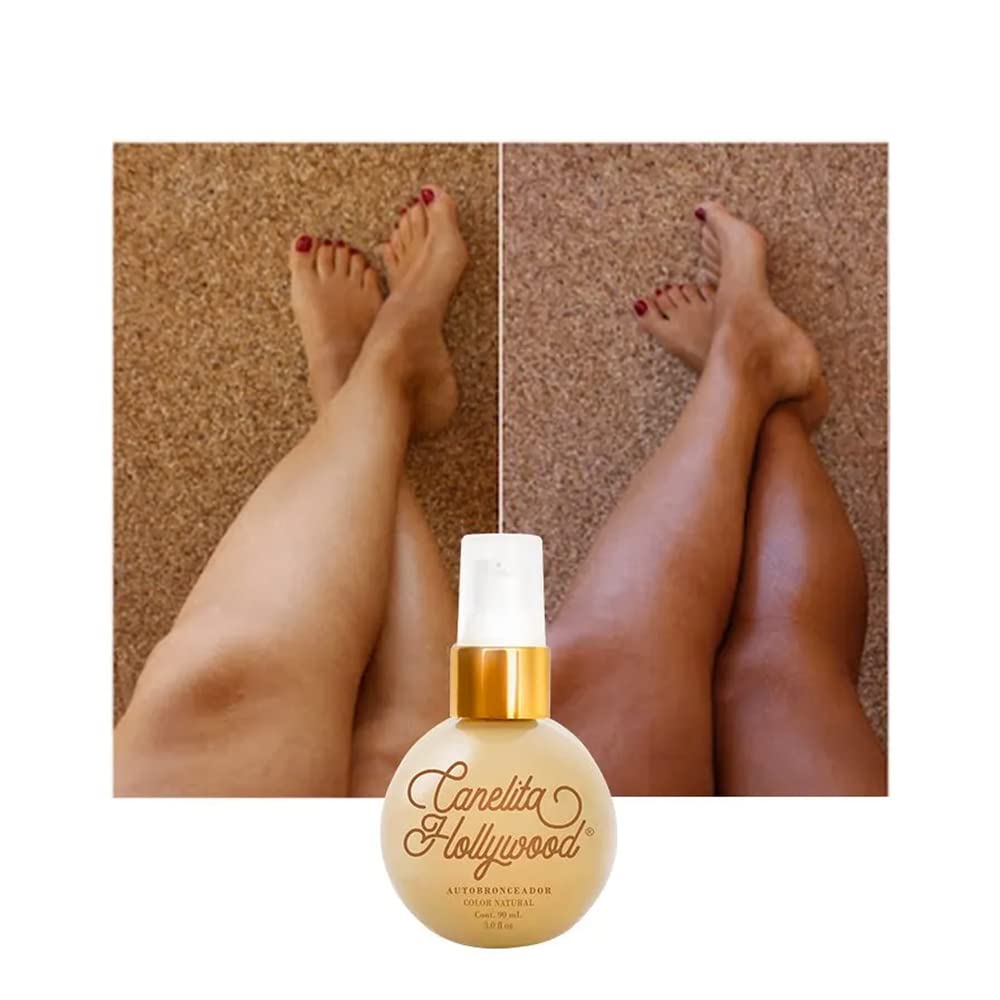 Natural Glow Instant Sunless Self-Tanner Body Cream - 3.0 fl oz | Streak-Free, No Fake Tan Smell, No Orange Pigment | For Legs, Arms & Full Body Tanning at Home