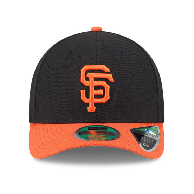 New Era 9Forty M Crown San Francisco Giants Snapback Adjustable Baseball Cap - Black & Orange - Perfect for Game Day, Fan Outfits & Streetwear Fashion